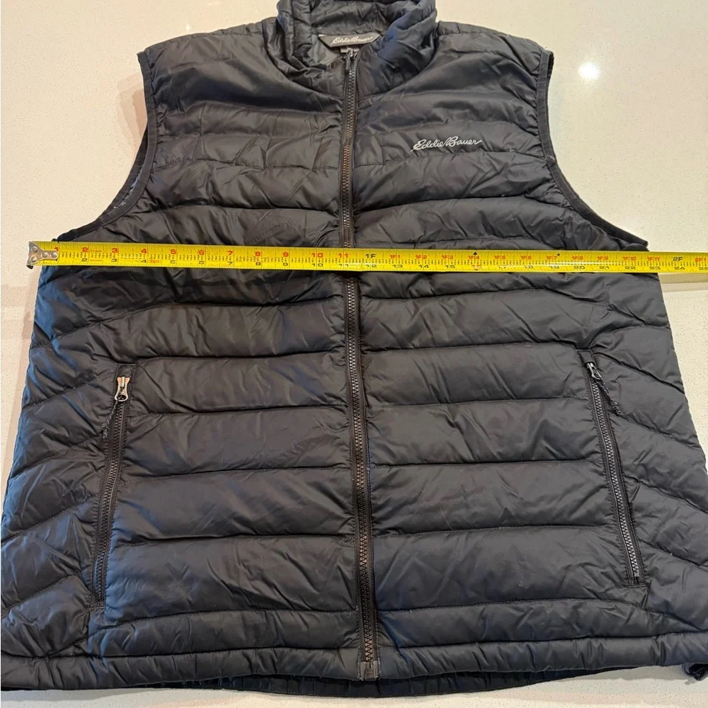 Eddie Bauer Men's Black Puffer Vest Size Large - Picture 4 of 10